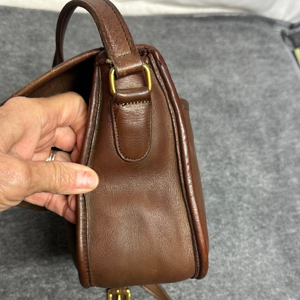 Coach Brown Leather Crossbody Bag 9790 - Picture 4 of 16